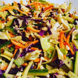 Quick Thai Peanut Slaw